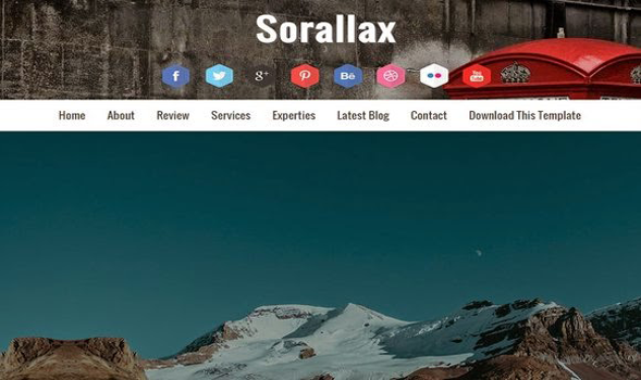 Sorallax-Blogger-Template