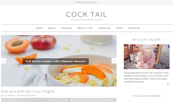 CockTail-Responsive-Blogger-Template