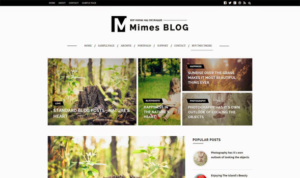 Mimes Photography Blogger Template Mimes-Photography-Blogger-Template