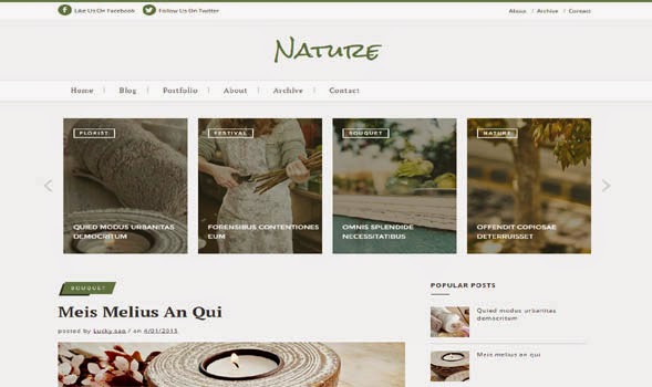 Nature-Classic-Blogger-Template