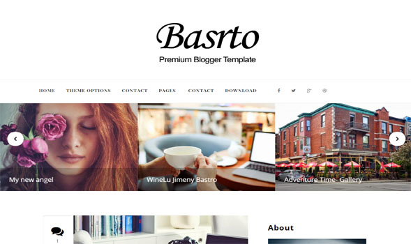 Bastro-Blogger-Template