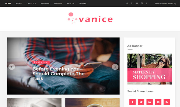 Vanice-Blogger-Template