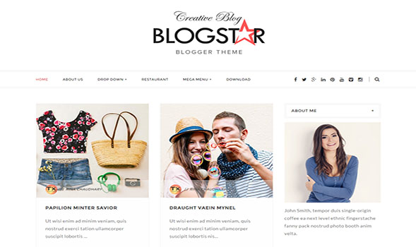 BlogStar-Blogger-Template