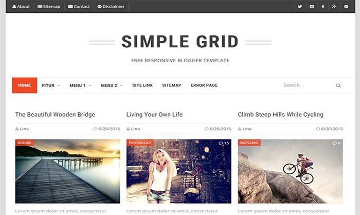 Simple-Grid-Responsive-Blogger-Template