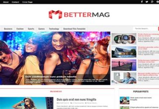 Better Mag Blogger Template