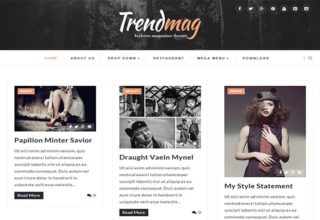 TrendMag Blogger Template