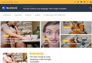 Blogus Blogger Template
