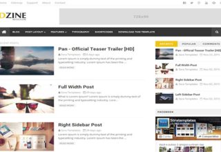 Dzine Blogger Template