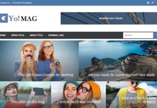 Yo Mag Blogger Template