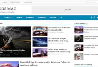 Duos Mag Blogger Template