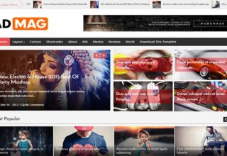 Ad Mag Blogger Template