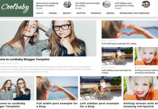 CoolBaby Blogger Template