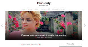 Fashionly Blogger Template