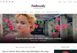 Fashionly Blogger Template