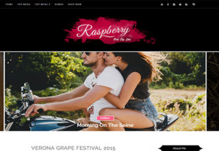 Raspberry Blogger Template