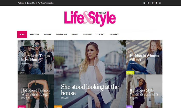 life&style blogger template