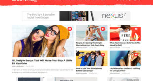 chicmag blogger template