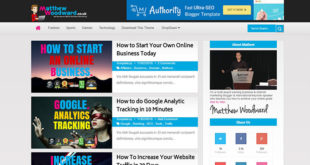 authority blogger template