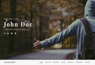 Inventory Blogger Template