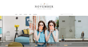 November Blogger Template