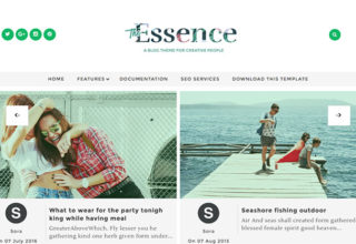 The Essence Blogger Template