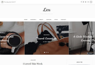 Lex Blogger Template