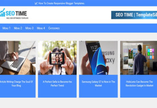SEO Time Blogger Template