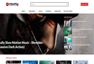 VideoPlay Blogger Template