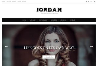 Jordan Blogger Template
